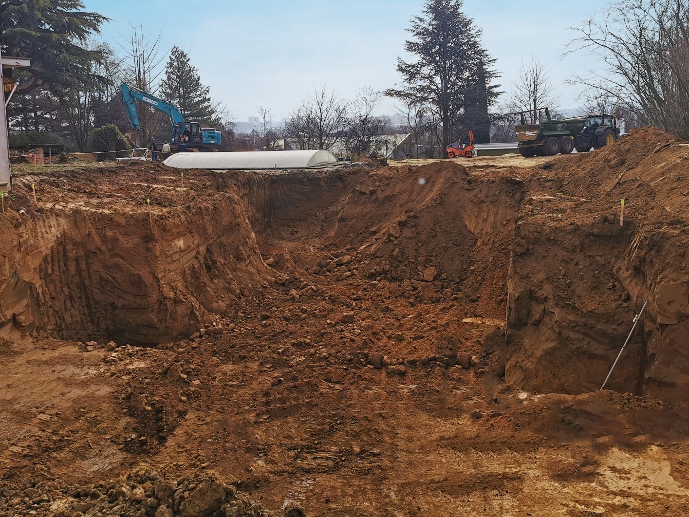 Travaux de fouille en pleine masse par Willem Travaux Publics