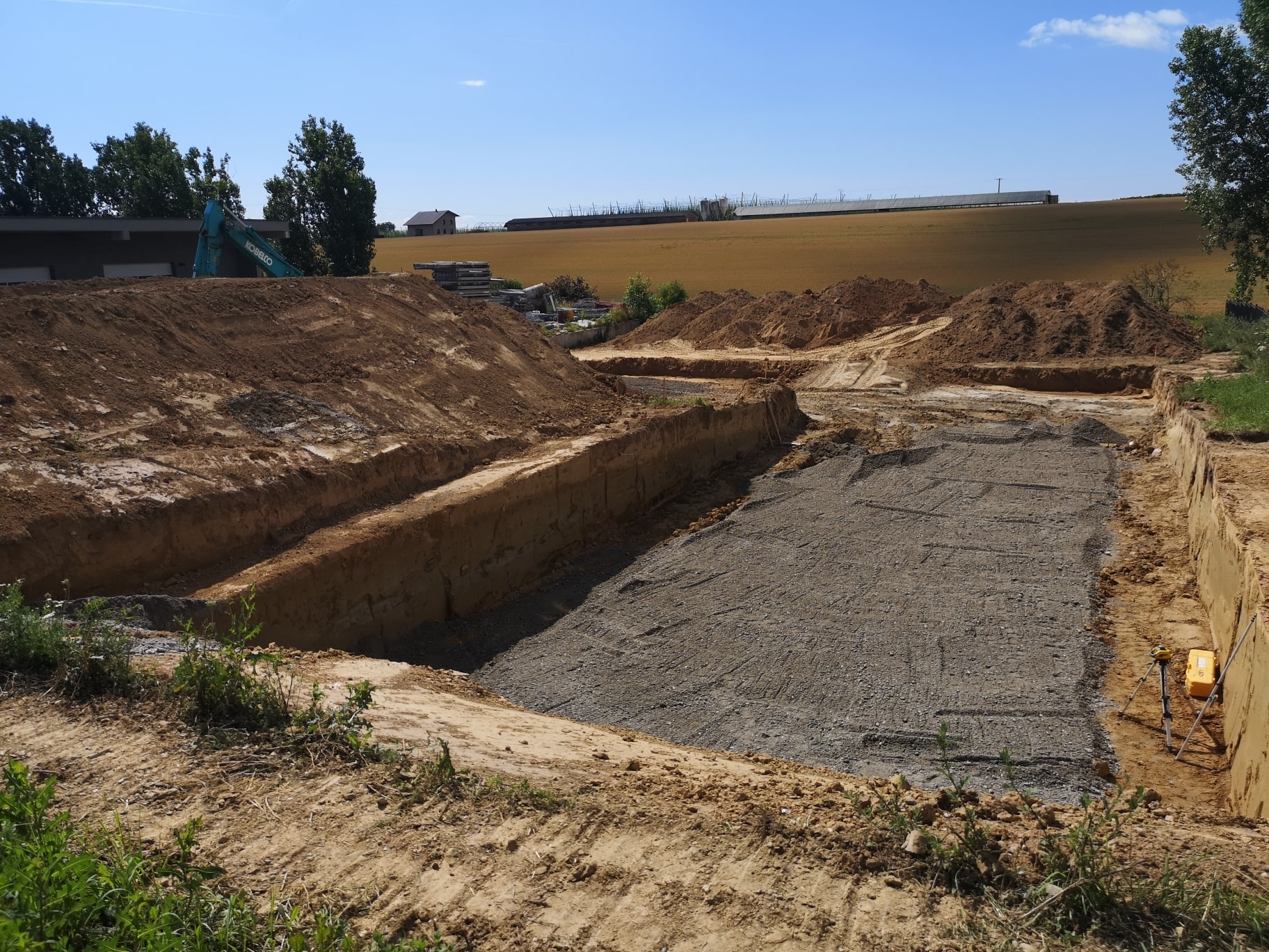 Photographie de travaux de remblaiement par Willem Travaux Publics